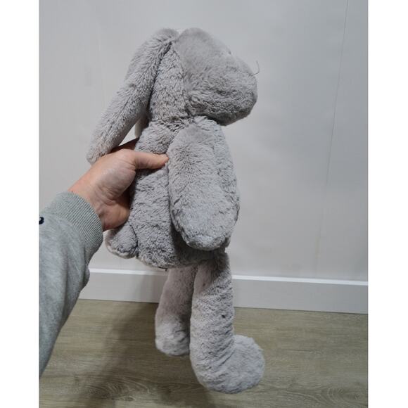Pottery Barn Kids Large Plush Gray Bunny Rabbit - Picture 4 of 8